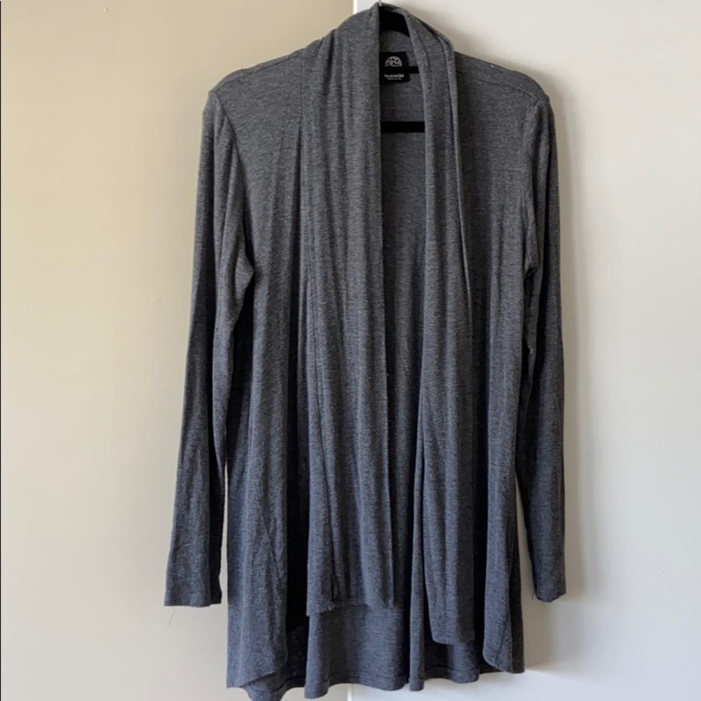 Super soft long gray cardigan